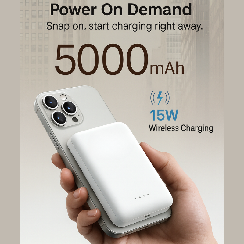 ⚡ 50,000mAh Wireless Charger – Type-C Beast