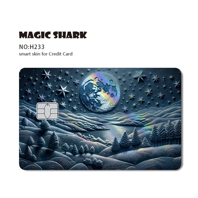 Cute Holographic Spiderman & Cat & FBI Card Sticker