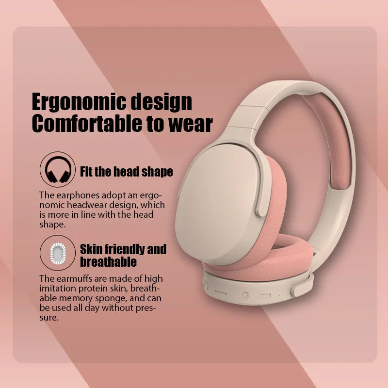 Foldable™  Wireless Bluetooth Headphones – Noise Cancelling 🎶