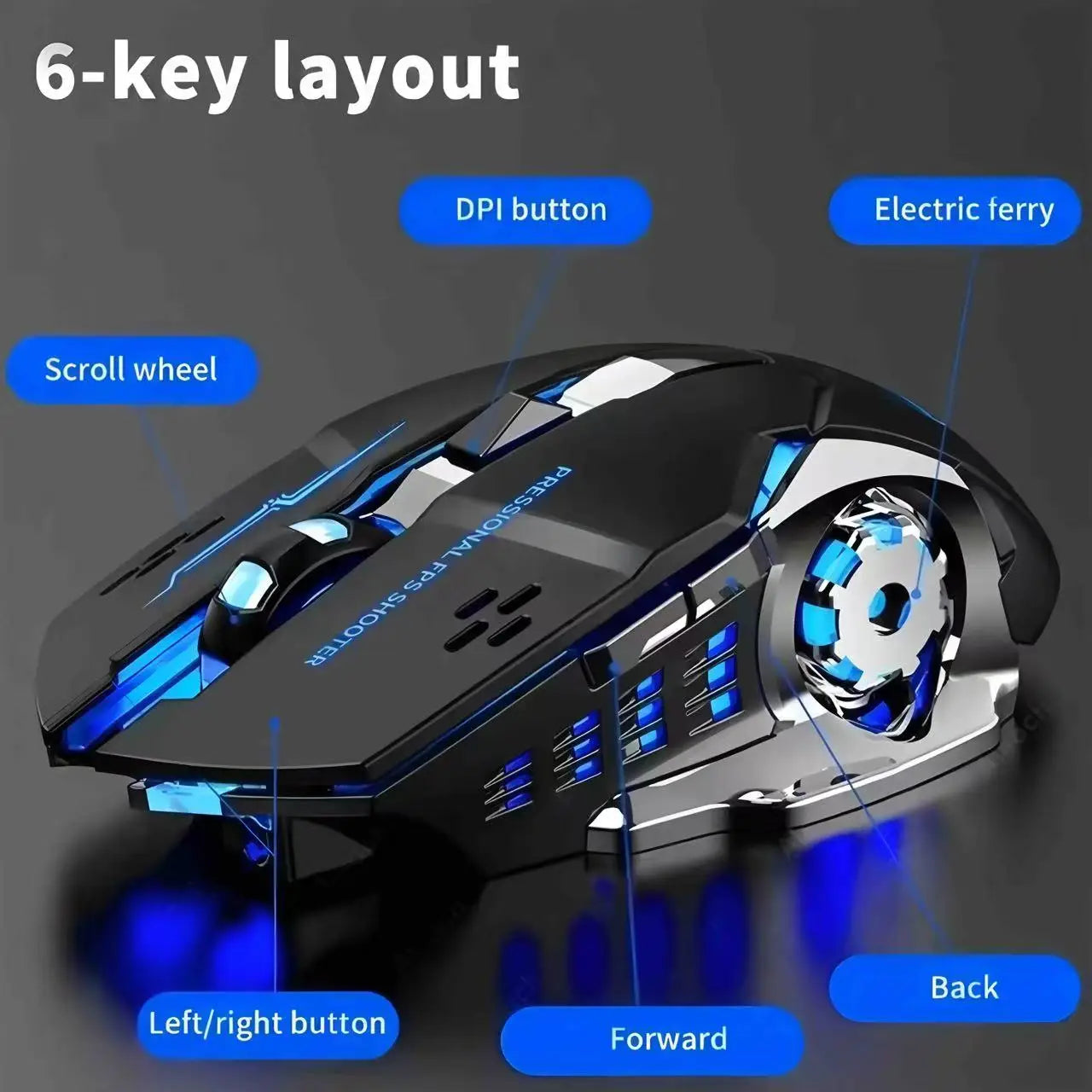 π±οΈ S20 Dual-Mode Wireless Mouse β Bluetooth/ Rechargeable