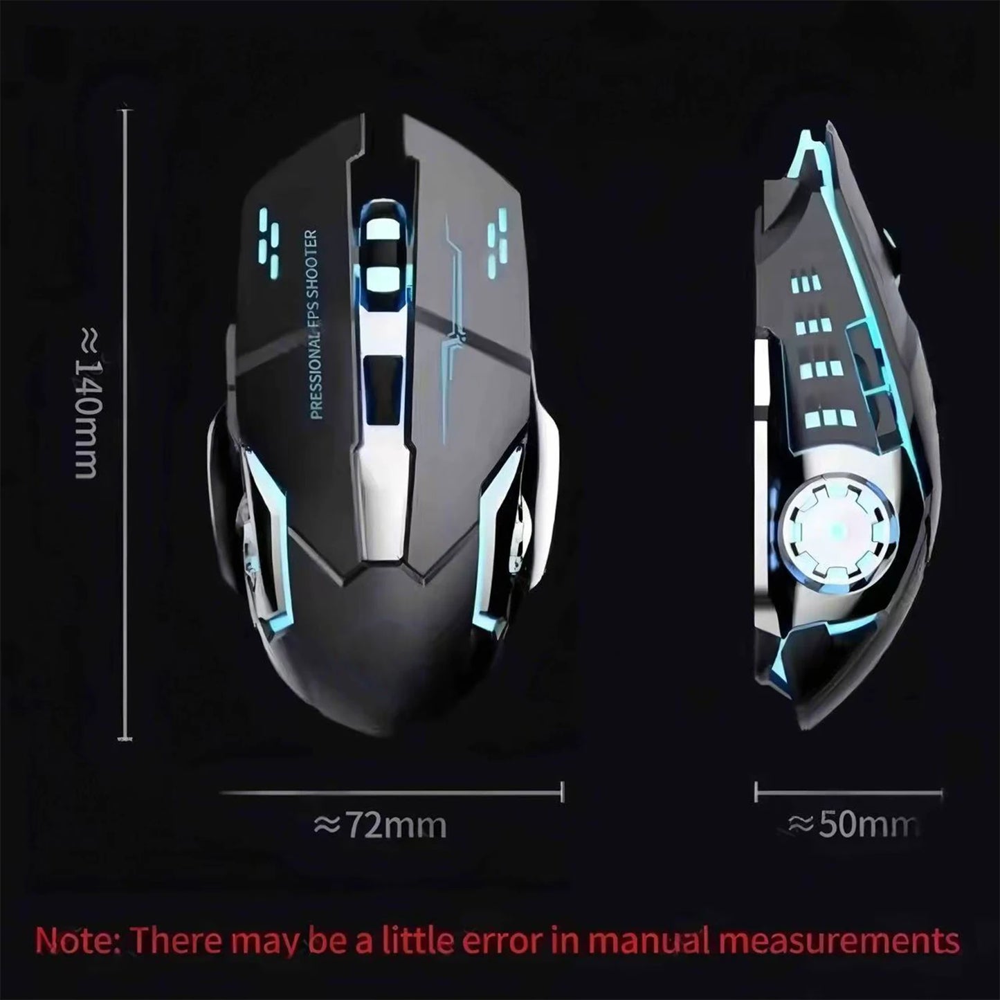 π±οΈ S20 Dual-Mode Wireless Mouse β Bluetooth/ Rechargeable