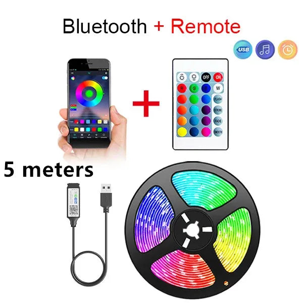 π‘ Smart Bluetooth LED Strip Lights β App + Bluetooth