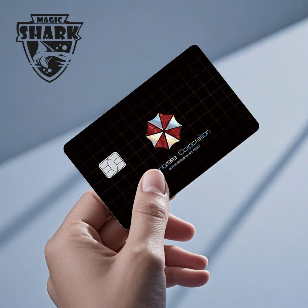 Cute Holographic Spiderman & Cat & FBI Card Sticker