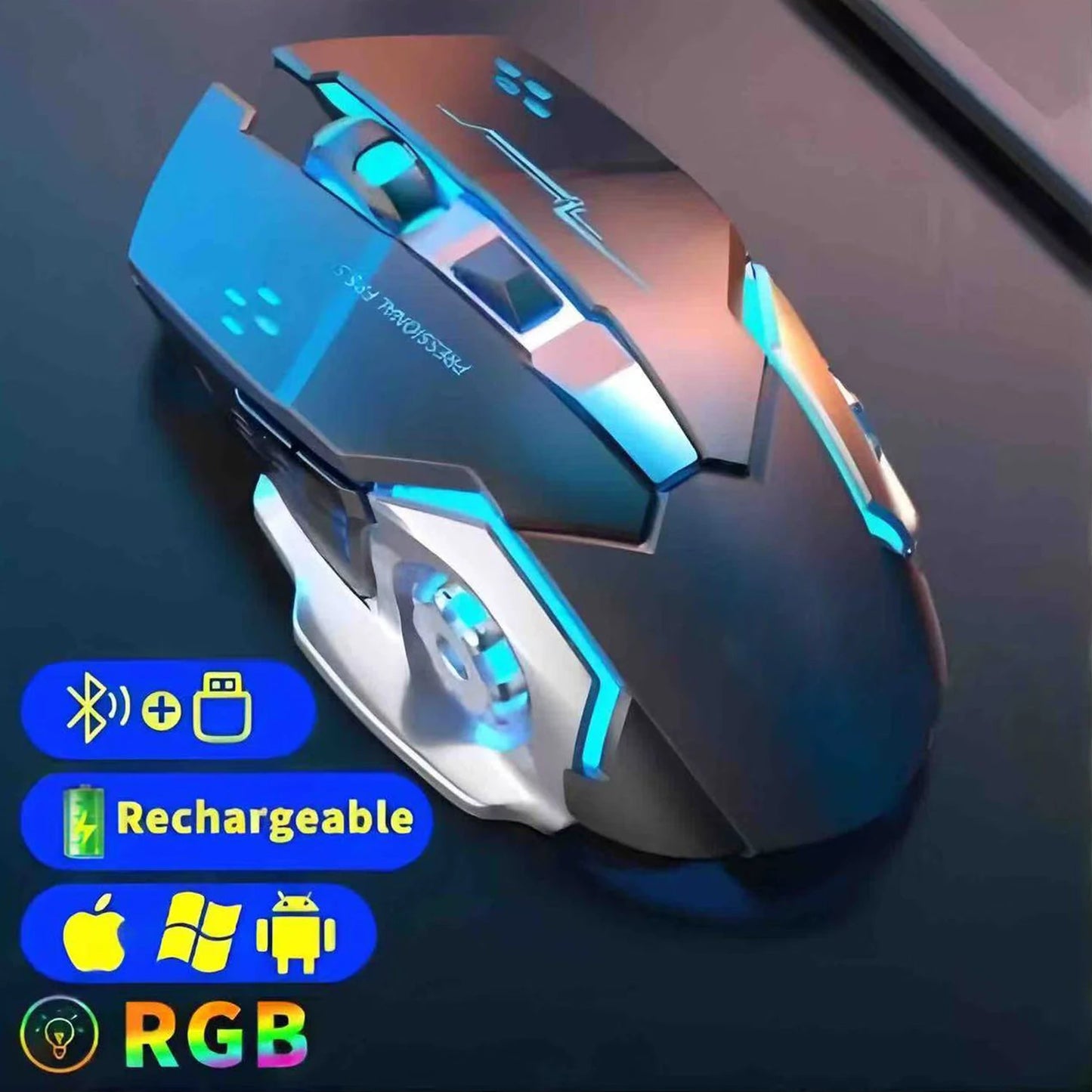 π±οΈ S20 Dual-Mode Wireless Mouse β Bluetooth/ Rechargeable