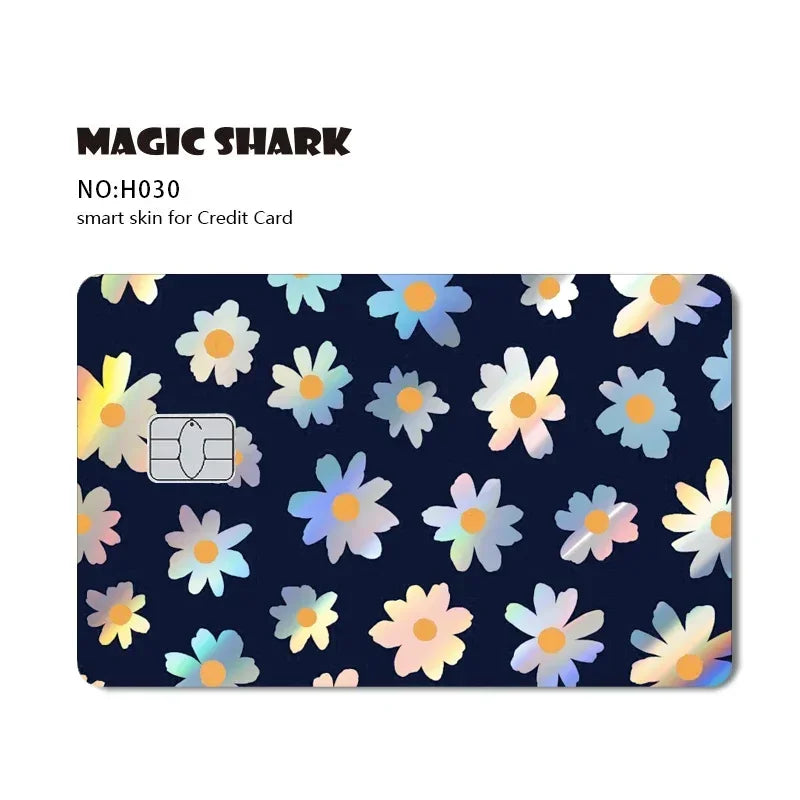 Cool Holographic Film Sticker Credit Card Sticker