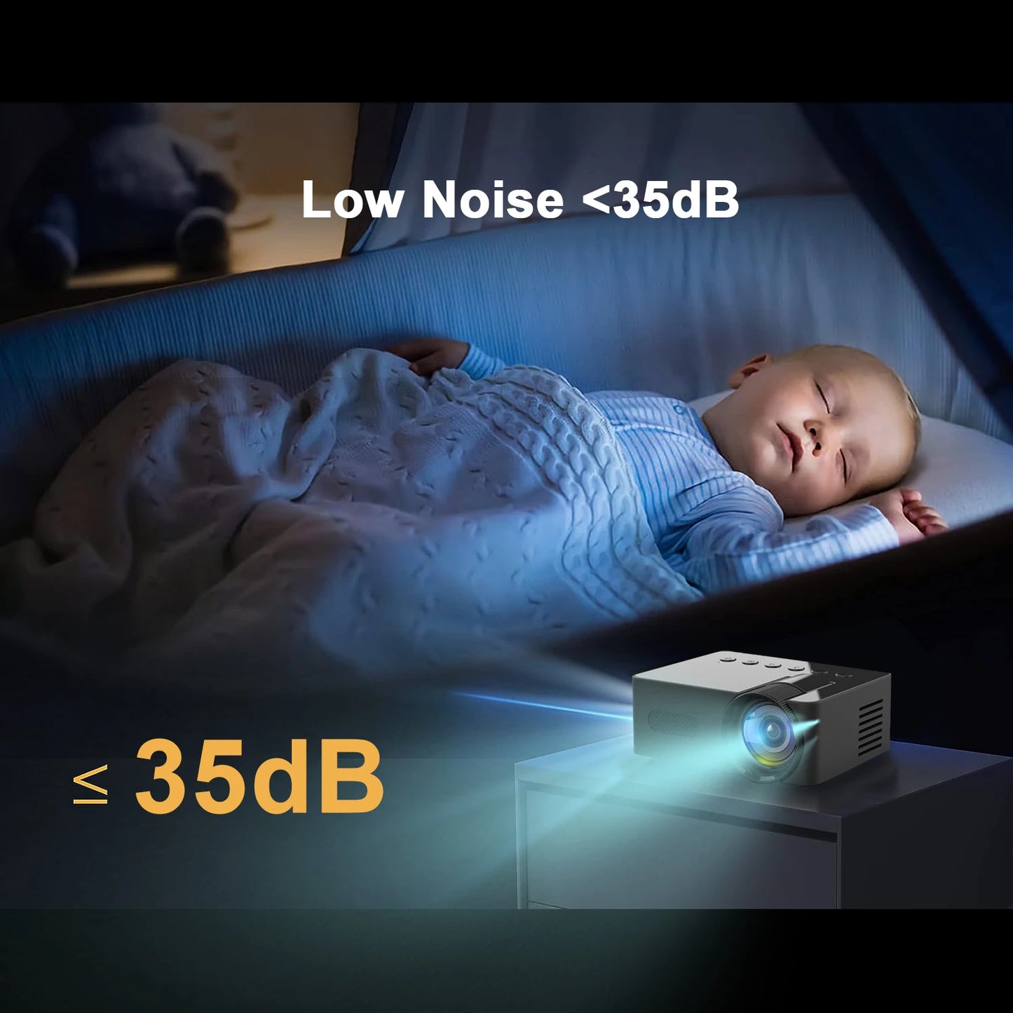 π¬ YT100 Smart Projector β Compact Home Cinema