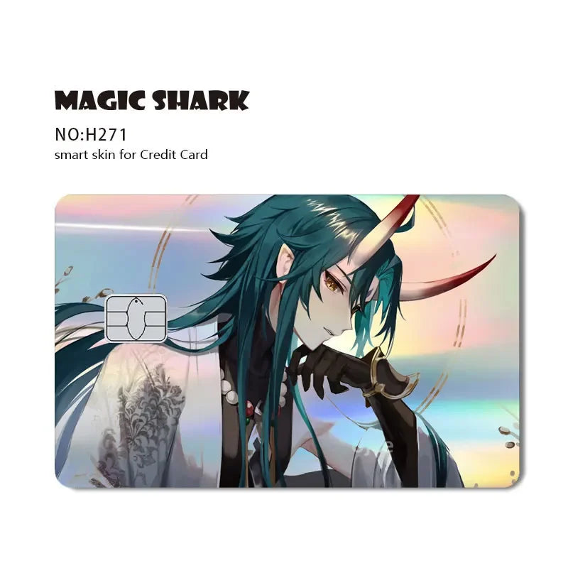 Cute Holographic Spiderman & Cat & FBI Card Sticker