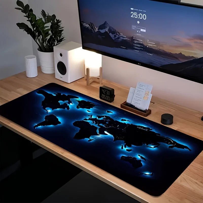 š±ļøGlow Edition⢠Gaming Mouse Pad ā Black & White Large Anti-Slip Mat