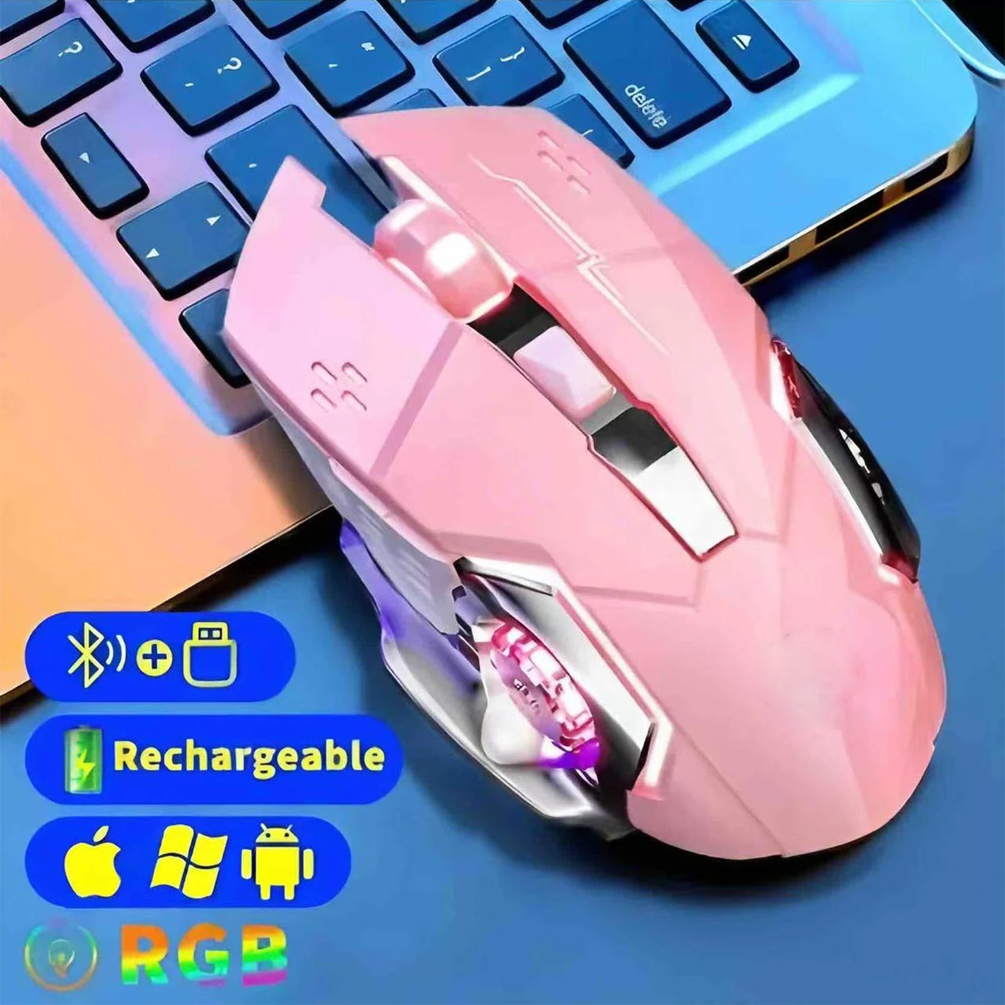 π±οΈ S20 Dual-Mode Wireless Mouse β Bluetooth/ Rechargeable