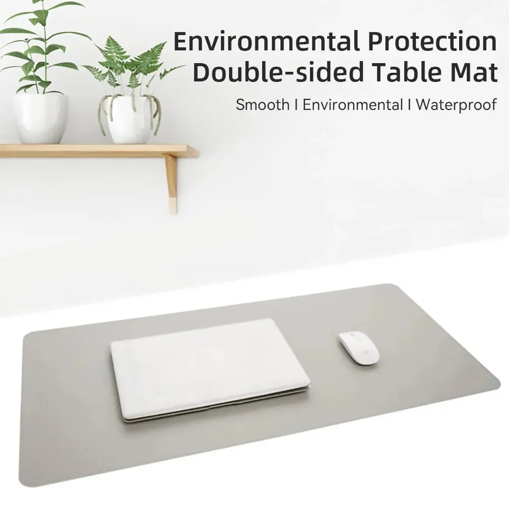 🖱️Large PU Leather Desk Pad – Waterproof Mouse & Keyboard Mat 💼