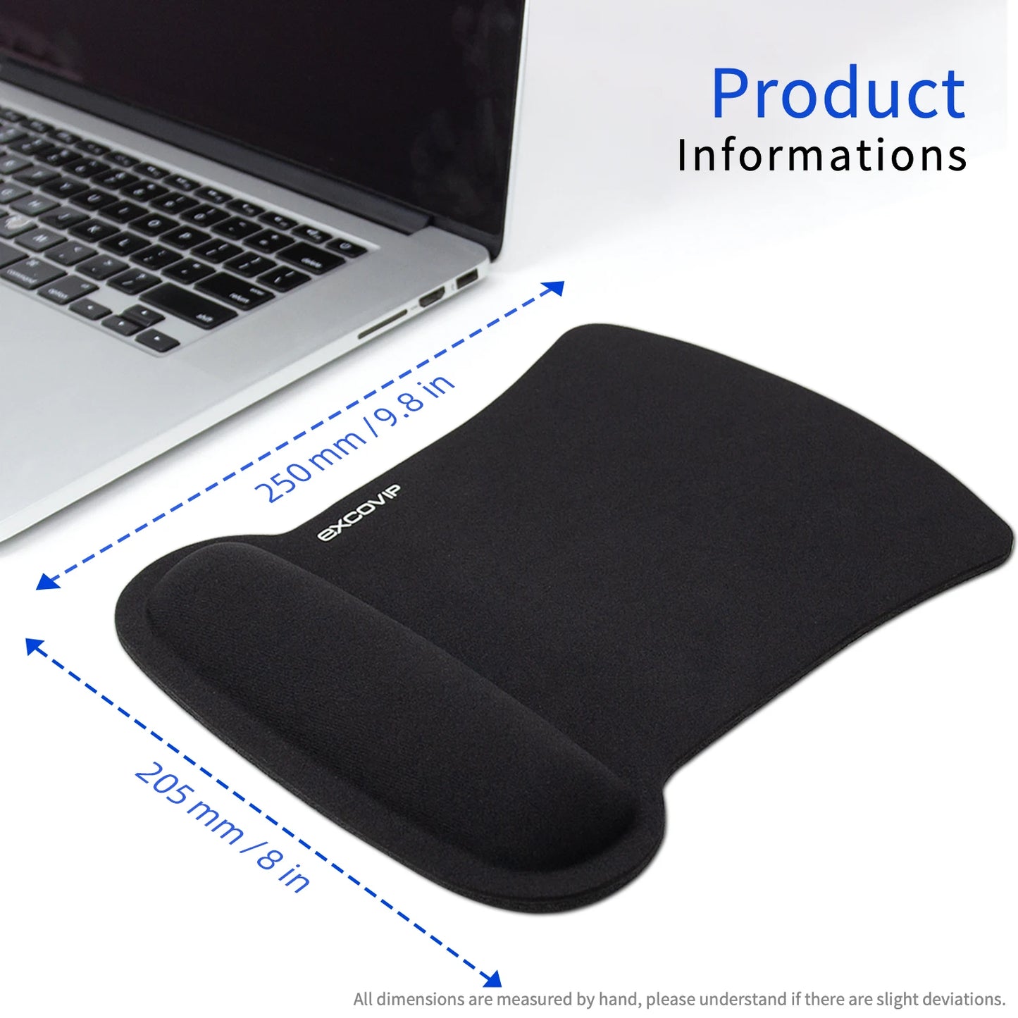 🖱️EXCO™ Ergonomic Memory Foam Mouse Pad – Wrist Support