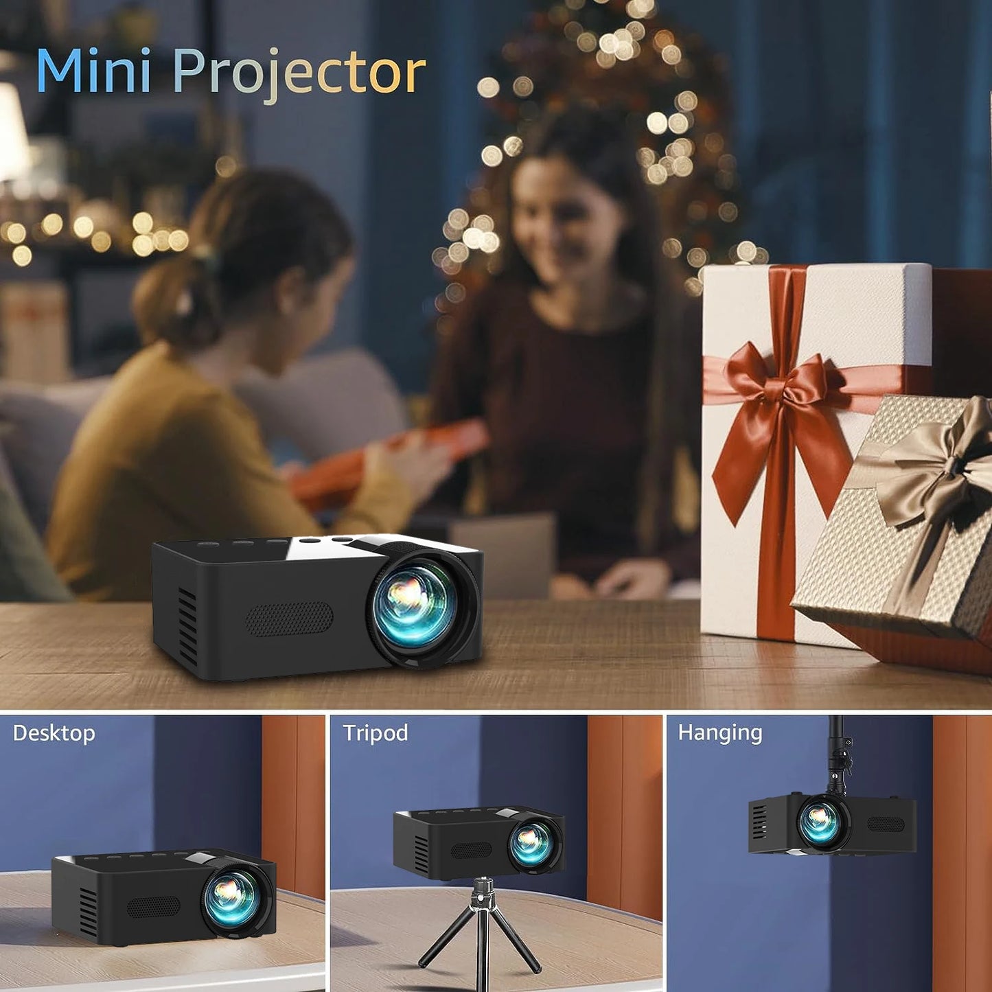 π¬ YT100 Smart Projector β Compact Home Cinema