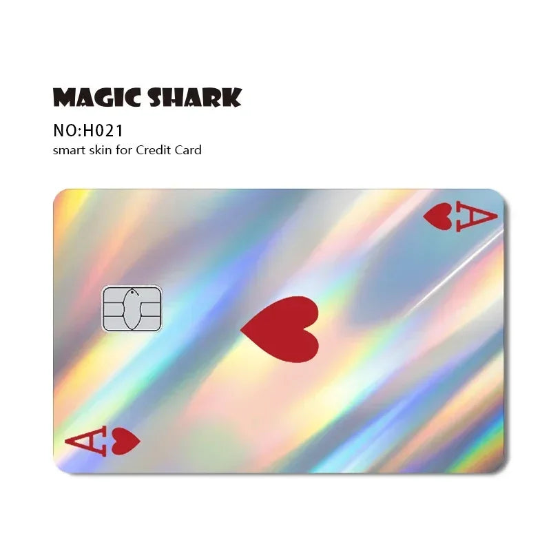 Cool Holographic Film Sticker Credit Card Sticker