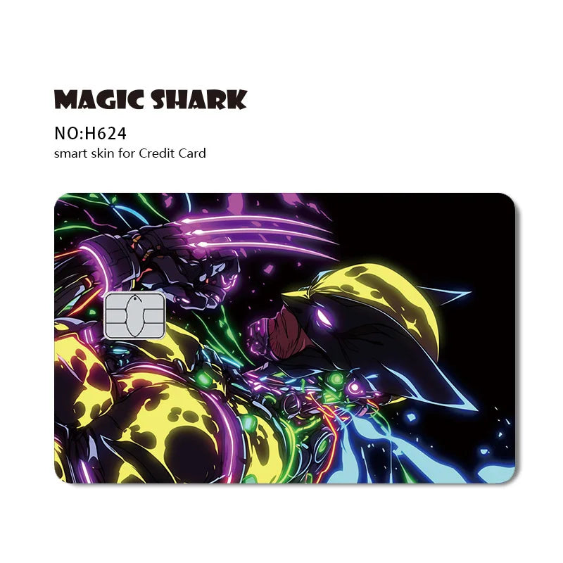 Venom & Spiderman & Captan America Holographic Film Sticker Credit Card Sticker