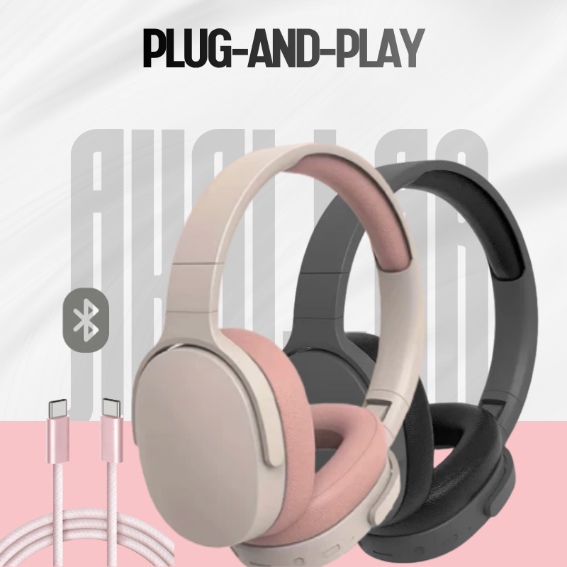 Foldable™  Wireless Bluetooth Headphones – Noise Cancelling 🎶