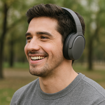 Foldable™  Wireless Bluetooth Headphones – Noise Cancelling 🎶