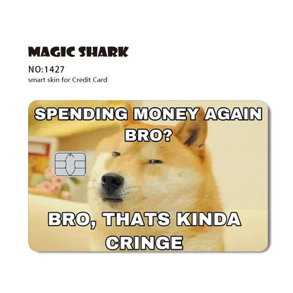 MEME & FILM™ Card Skin – Funny Matte Design