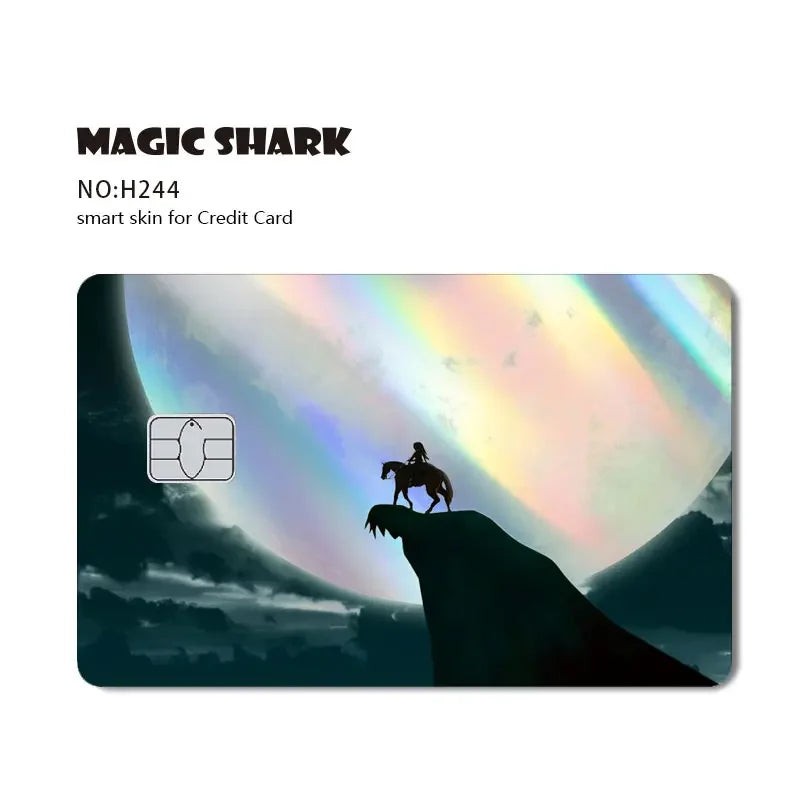 Cute Holographic Spiderman & Cat & FBI Card Sticker