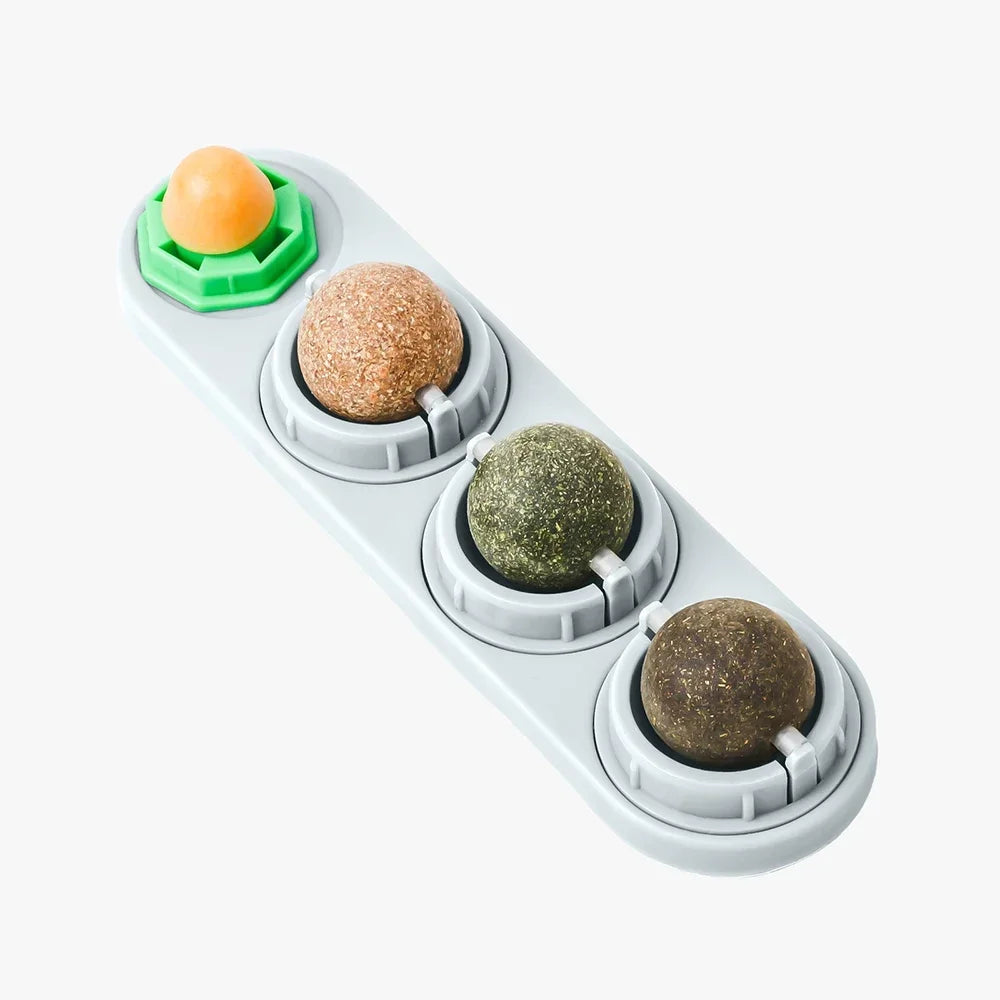 ⭐ Lick & Play 😺 | 4-in-1 Catnip Dental Chew Balls
