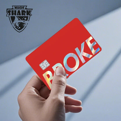 Cool Holographic Film Sticker Credit Card Sticker