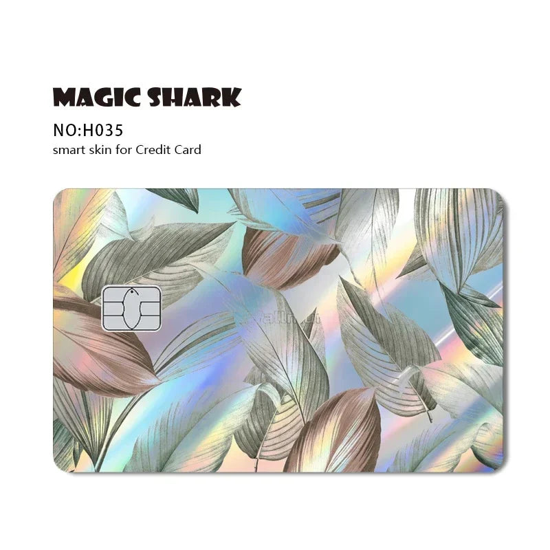 Cool Holographic Film Sticker Credit Card Sticker