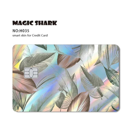 Cool Holographic Film Sticker Credit Card Sticker