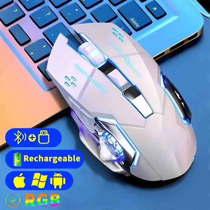 🖱️ S20 Dual-Mode Wireless Mouse – Bluetooth/ Rechargeable