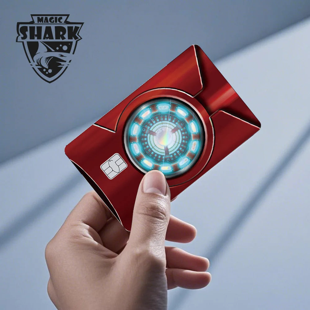 Venom & Spiderman & Captan America Holographic Film Sticker Credit Card Sticker