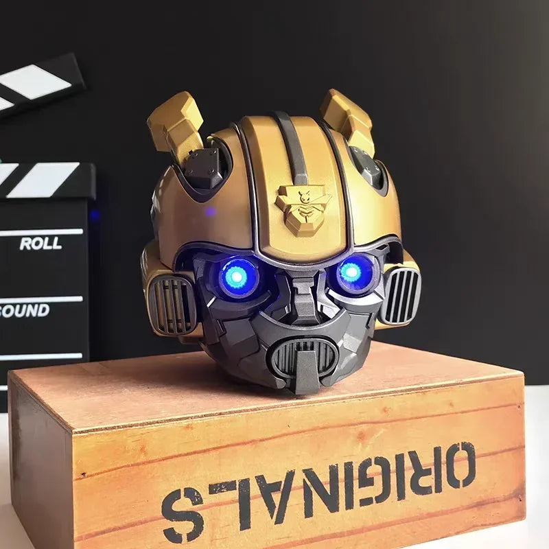 🎧 Transformers Bumblebee™ Bluetooth Speaker – Dual Bass & LED Light | Radio Mode