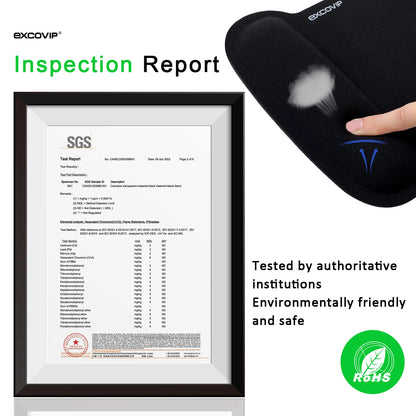 🖱️EXCO™ Ergonomic Memory Foam Mouse Pad – Wrist Support