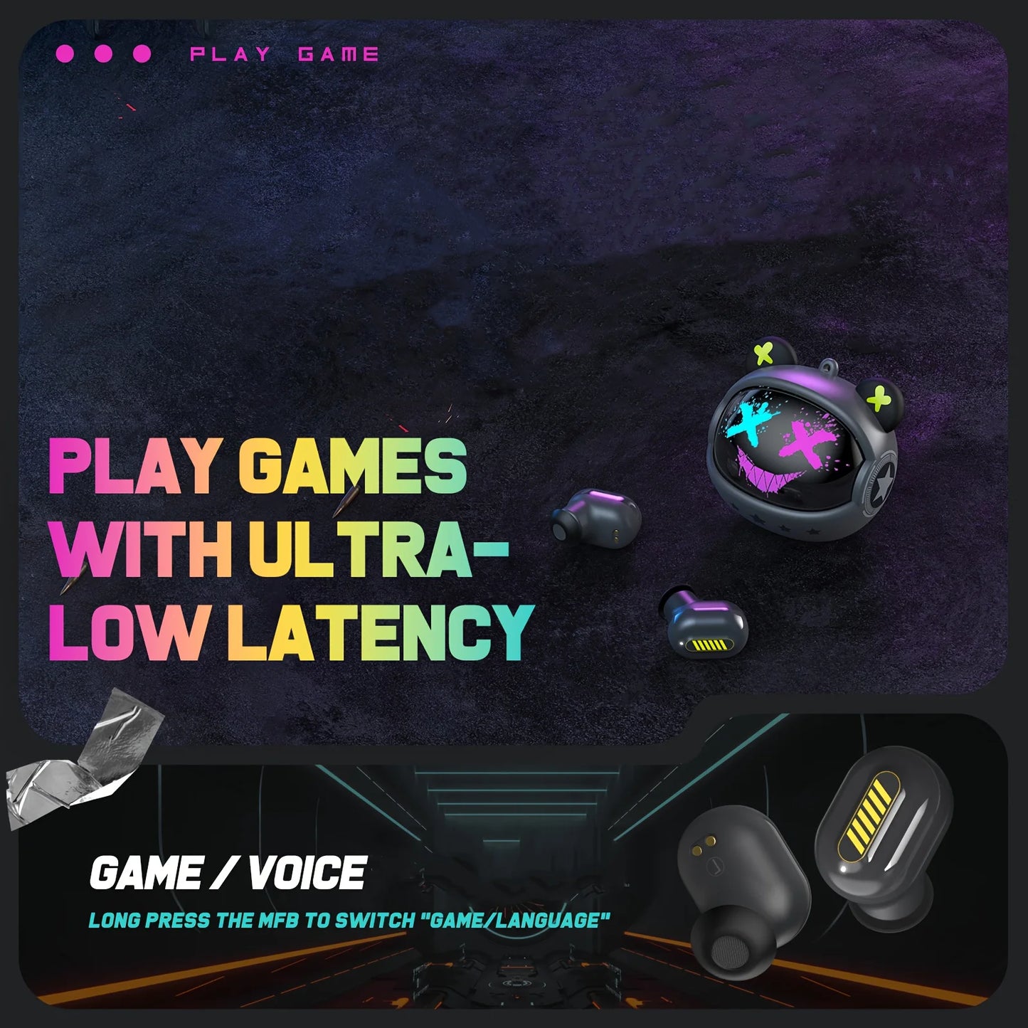 🎧 T20 Face-Change™ Bluetooth Earbuds –  Everyday Life