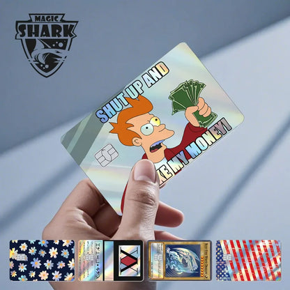Cool Holographic Film Sticker Credit Card Sticker
