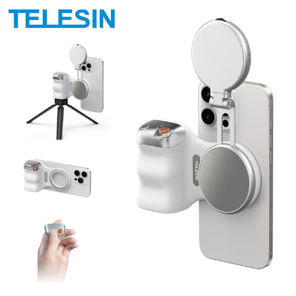 📸Telesin Phone Camera Grip – Magnetic & Remote