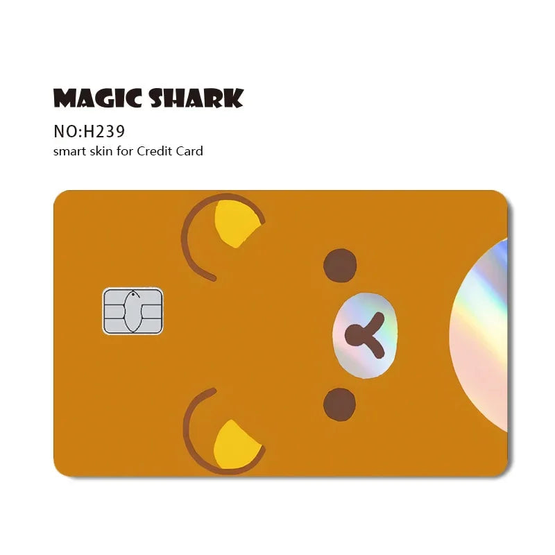 Cute Holographic Spiderman & Cat & FBI Card Sticker