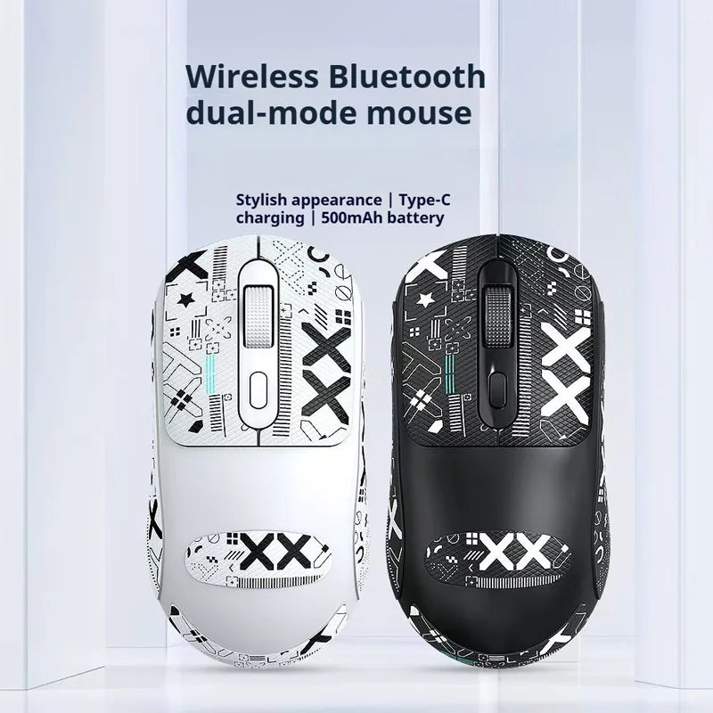 🖱️ 2025 RGB Bluetooth Gaming Mouse – Rechargeable Dual Mode Wireless