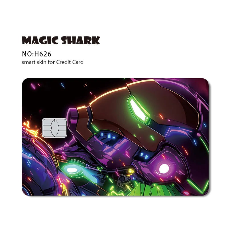 Venom & Spiderman & Captan America Holographic Film Sticker Credit Card Sticker