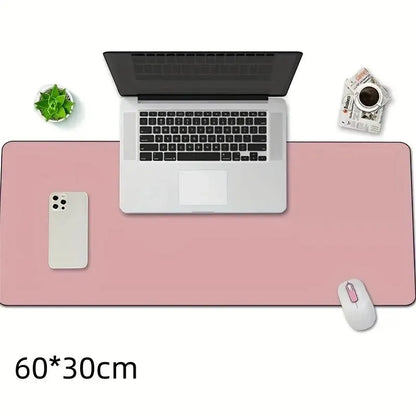 🖱️Large PU Leather Desk Pad – Waterproof Mouse & Keyboard Mat 💼
