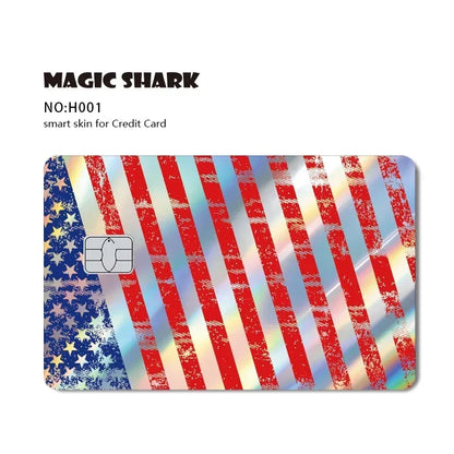 Cool Holographic Film Sticker Credit Card Sticker