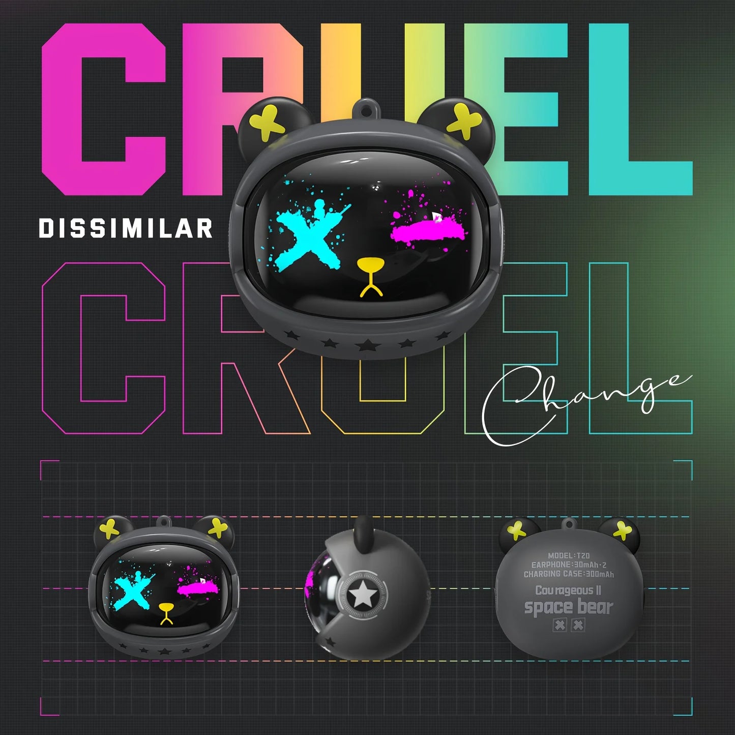 🎧 T20 Face-Change™ Bluetooth Earbuds –  Everyday Life