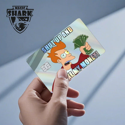 Cool Holographic Film Sticker Credit Card Sticker
