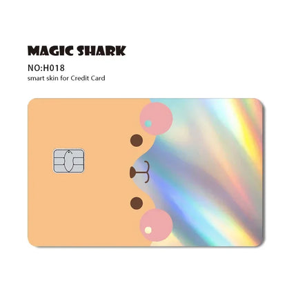 Cool Holographic Film Sticker Credit Card Sticker
