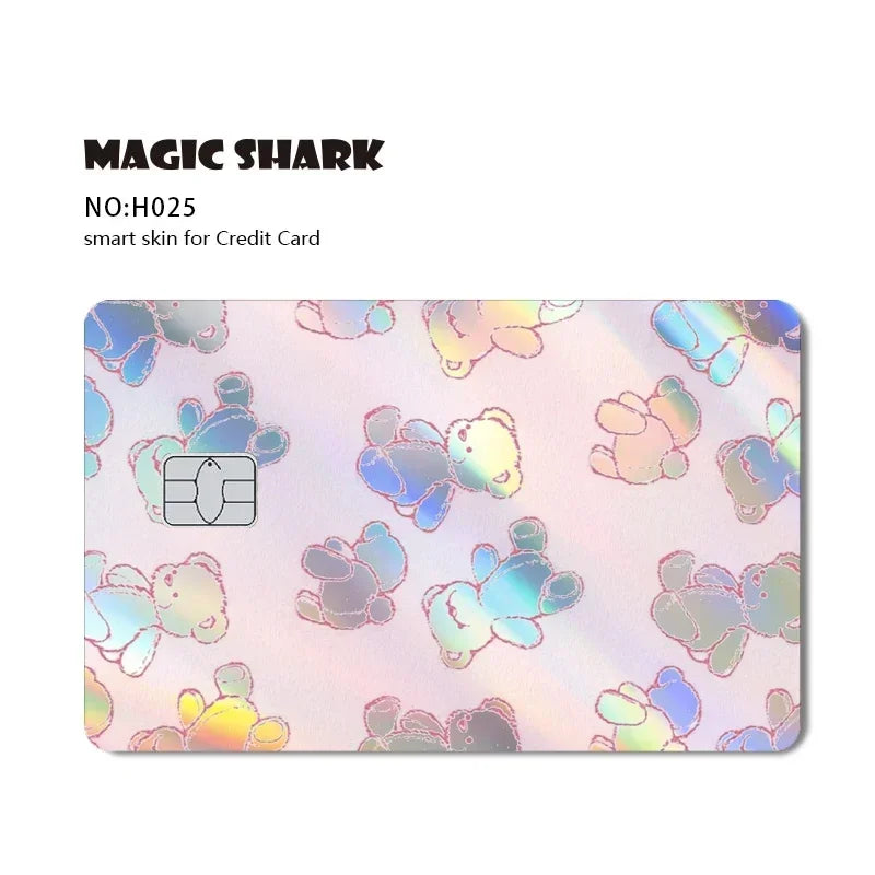 Cool Holographic Film Sticker Credit Card Sticker