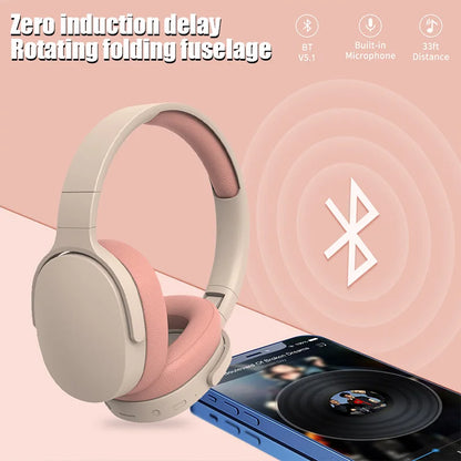 Foldable™  Wireless Bluetooth Headphones – Noise Cancelling 🎶